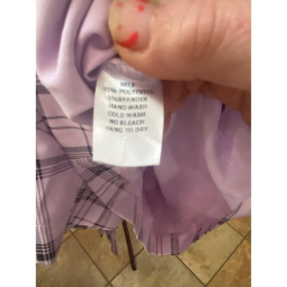 Women's Fashion Nova 3X Lavender Black romper - Picture 5 of 11